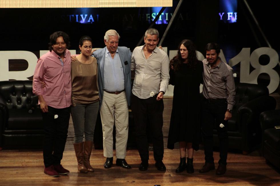El premio Nobel de Literatura 2010, Mario Vargas Llosa, se refirió a la crisis del fujimorismo durante su segunda presentación en el Hay Festival Arequipa. (USI)