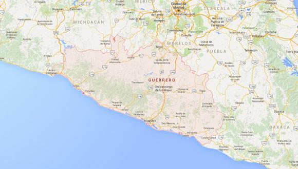 México: Sismo de 5,5 grados remeció el estado de Guerrero. (Google Maps)