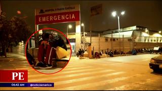 Cercado de Lima: Decenas de personas duermen en la calle y tirados en el piso esperando despistaje de COVID-19
