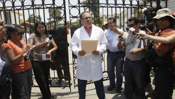 El ministro de Salud, Alberto Tejada, responsabilizó del hecho al alcalde de San Juan de Lurigancho. (Rochi León)
