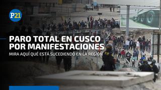 Protestas en Cusco: turistas quedan varados y continúa bloqueo de vías de acceso a la ciudad por manifestaciones