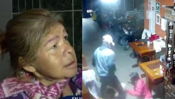 Madre de delincuente abatido pide justicia.  (Foto: captura TV)