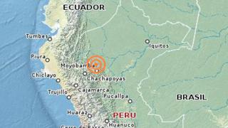 San Martín: Sismo de 6.1 grados se registró la madrugada de este sábado en Nueva Cajamarca