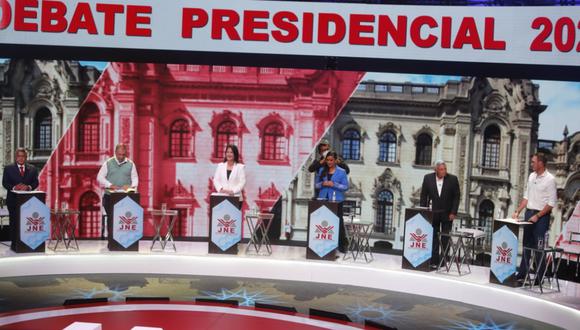Primer debate presidencial del JNE, en vivo vía América TV y Latina en directo. FOTO: GEC.