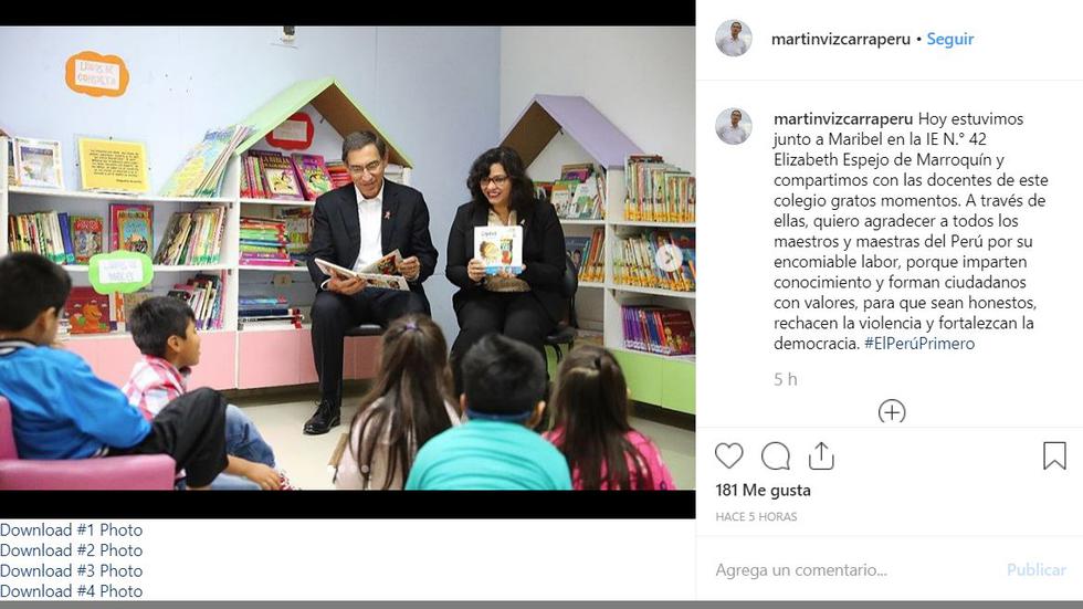 Martín Vizcarra abrió su cuenta oficial de Instagram con tiernas imágenes. (Instagram)