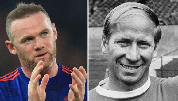 Wayne Rooney dejó atrás los 249 tantos –en 758 duelos– de Bobby Charlton. (AFP)