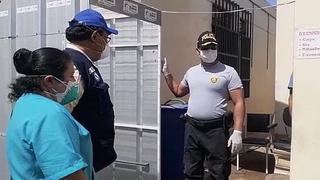 La Libertad: Agentes de la comisaría de Laredo donan cabina de desinfección a hospital