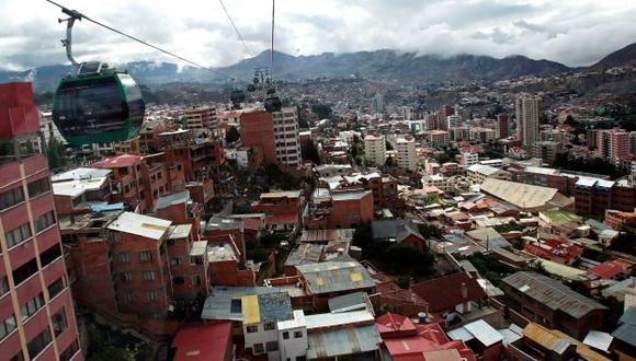 Así luce La Paz, capital del país altiplánico. (EFE)