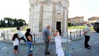 Coronavirus: Abre al público la Torre de Pisa, uno de los símbolos de Italia [FOTOS]