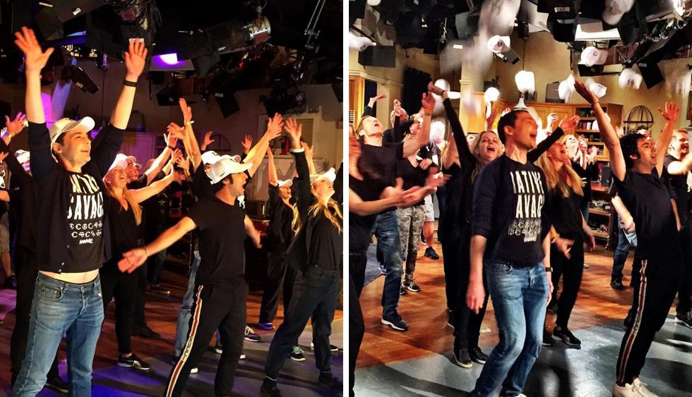 Kaley Cuoco comparte el último flashmob de “The Big Bang Theory” (Fotos: Instagram)
