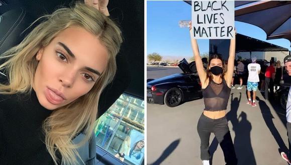 Kendall Jenner afirmó en su Twitter que alguien intervino dicha imagen, pero sí está a favor del movimiento Black Lives Matter. (@kendalljenner).