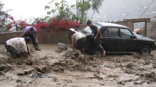 Deslizamientos en Huarochirí por lluvias