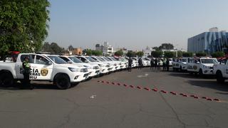 Ministerio del Interior entregó 234 patrulleros nuevos a la Policía