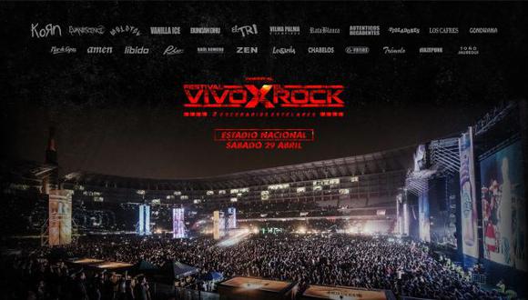 Entérate cuál es el horario para el Vivo x el Rock 9. (Créditos: Facebook del Festival)