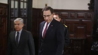 Martín Vizcarra recibe amplio respaldo al convocar pleno extraordinario del Congreso
