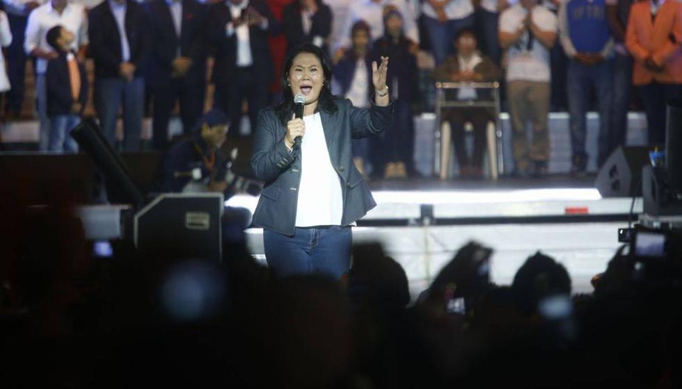Keiko Fujimori cerró su campaña presidencial con nuevos aliados. (Piko Tamashiro)