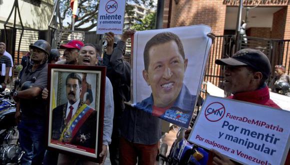 Algunos ciudadanos respaldaron la decisión de Venezula de retirar a CNN de la TV. (AP)
