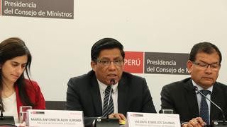 Vicente Zeballos sobre Ana Teresa Revilla: “A un ministro de Estado no se le puede evaluar por un comentario”