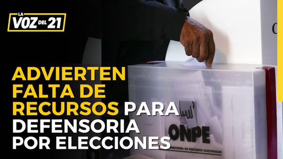 Iván Lanegra on lack of resources for the Ombudsman's Office in the elections