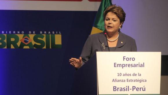 Presidenta de Brasil abogó por continuar y mejorar la alianza estratégica con Perú. (Andina)