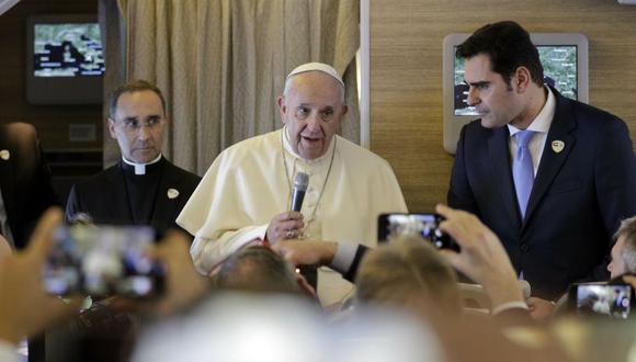 El Sumo Pontífice agregó que una mediación formal debería verse como la medida de último recurso en diplomacia. (Foto: AP)