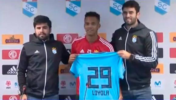 Nilson Loyola fue presentado como refuerzo de Sporting Cristal. (Captura: Gol Perú)