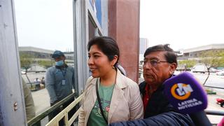 Betssy Chávez llega a sede del Ministerio Público para declarar por golpe de Estado