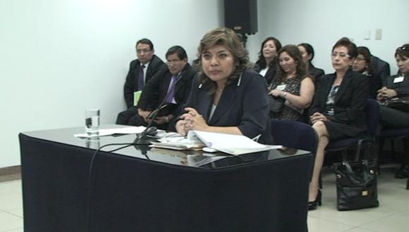Diciembre de 2013. Zoraida Ávalos en la entrevista final antes de convertirse en fiscal suprema. (Captura de pantalla)