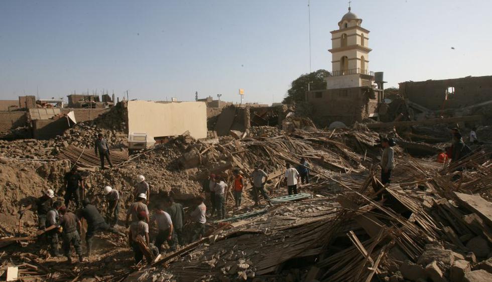 La ciudad de Pisco fue la más afectada con terremoto de 2007. (Juan Ponce)