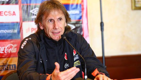 Ricardo Gareca: "El empate nos deja lejos pero aún estamos a tiempo de recuperarnos". (USI)