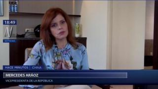 Mercedes Araoz: “Creo que una cuestión de confianza por adelanto de elecciones sería inconstitucional”