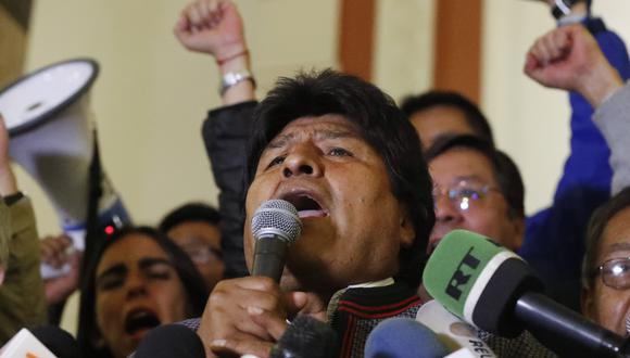 Evo Morales emplea la expresión “golpe de Estado” de forma recurrente cuando se producen en Bolivia conflictos como el que estos días vive el país. (Foto: AP)