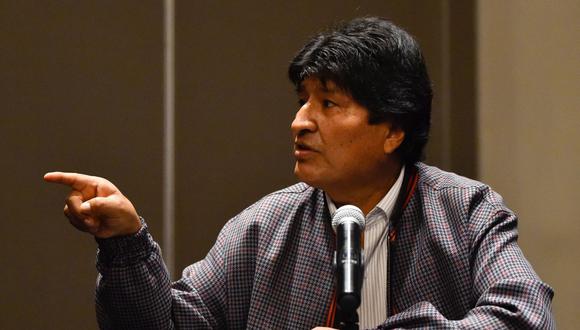 Evo Morales denuncia montaje en Bolivia para enjuiciarlo internacionalmente. (AFP)
