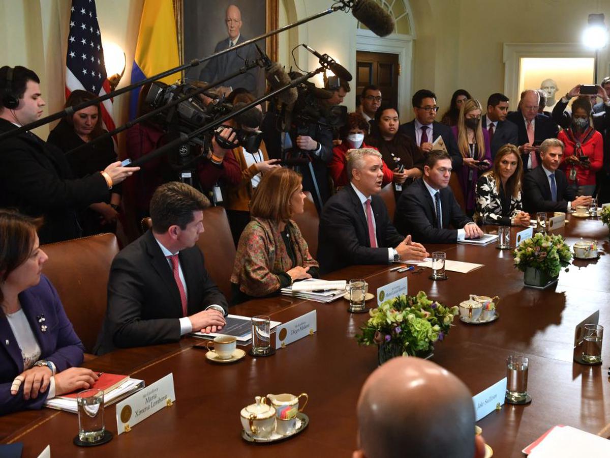 Joe Biden se reúne con Iván Duque y designa a Colombia aliado importante  extra OTAN | Estados Unidos | RMMN | MUNDO | PERU21