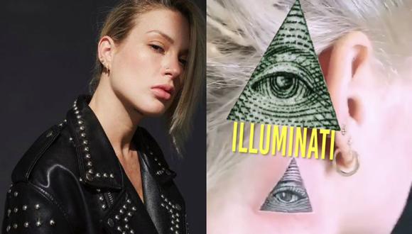 ¿Leslie Shaw es Illuminati? Cantante se tatuó en el cuello símbolo de la polémica sociedad secreta. (Instagram/Instarandula)