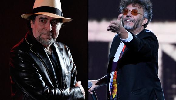 Joaquín Sabina y Fito Paez serán reconocidos con el Premio a la Excelencia Musical. (Foto: AFP)