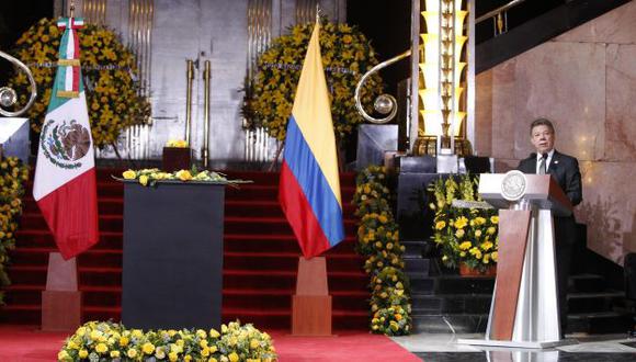 Juan Manuel Santos: “El mayor legado que nos deja ‘Gabo’ es la esperanza”. (EFE)