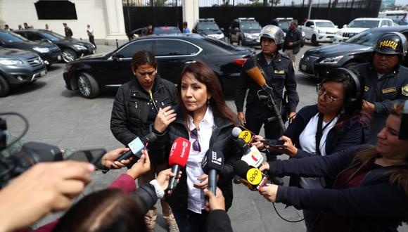 La ministra María Jara reiteró la preocupación del Gabinete por la elección de miembros del TC. (Foto: GEC)