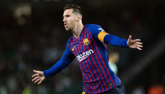 Lionel Messi fue escogido como el mejor de la temporada. (AFP)