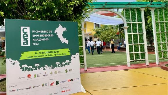 Autoridades regionales y nacionales y empresarios inauguraron el IV Congreso de Emprendedores Amazónicos en Loreto.