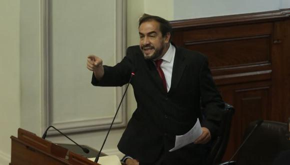 Yonhy Lescano dice que legislador aprista no puede ser “juez y parte”. (Perú21)