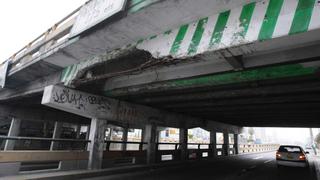 Advierten daños en puente de Av. Brasil
