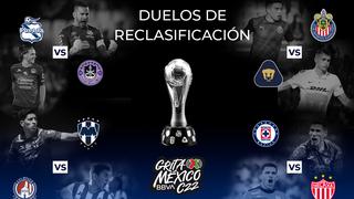 Los cuatro partidos del repechaje de la Liga MX tienen fechas y horarios confirmados