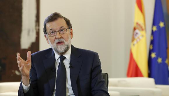 El presidente del gobierno español advirtió que la secesión que busca Cataluña "no se va a producir" (Efe).
