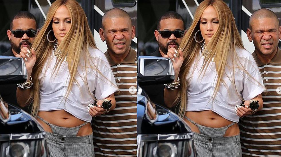 Jennifer Lopez causa revuelo tras lucir un pantalón-tanga.