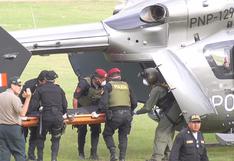 Restos de Giacomo Boccoleri fueron trasladados en un helicóptero a Lima