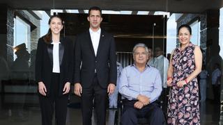 Juan Guaidó se reunió en Ecuador con el presidente Lenín Moreno