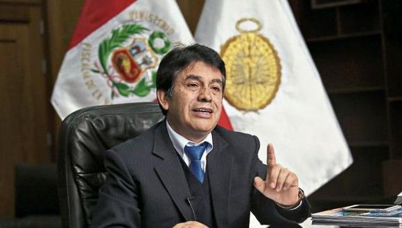 El fiscal supremo Tomás Gálvez es sindicado miembro de Los Cuellos Blancos del Puerto. (Foto: Anthony Niño de Guzmán/GEC)