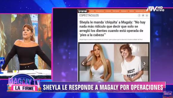 Magaly Medina a Sheyla Rojas: “Las lipos no me han servido de nada, más me ha servido ir al gimnasio” (Foto: Instagram)