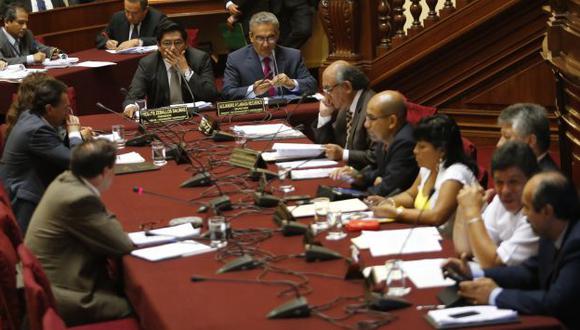 Sesión de la Comisión de Fiscalización en el Congreso. (Fidel Carrillo)